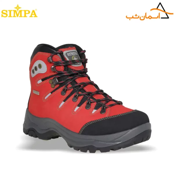 کفش کوهنوردی ایرانی سیمپا توچال قرمز