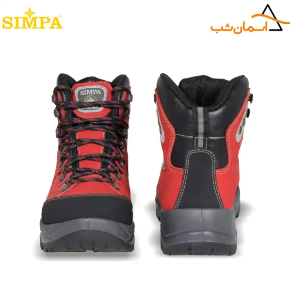 کفش کوهنوردی ایرانی سیمپا مدل توچال قرمز