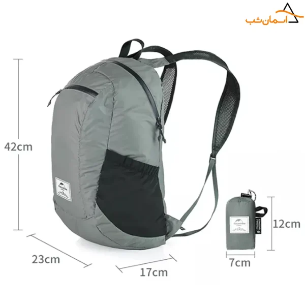 کوله پشتی تاشو نیچرهایک 18 لیتری NH17A012-B