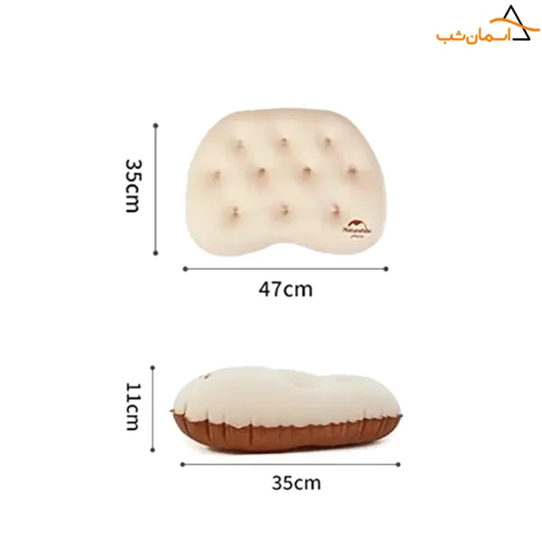 ابعاد بالش بادی اسفنجی نیچرهایک CNH22DZ011