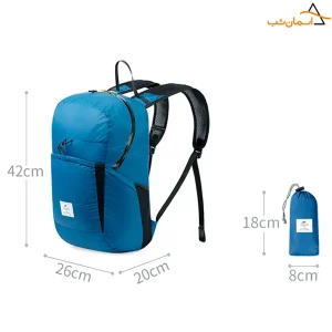 ابعاد کوله پشتی نیچرهایک 22 لیتری nh17a017-b