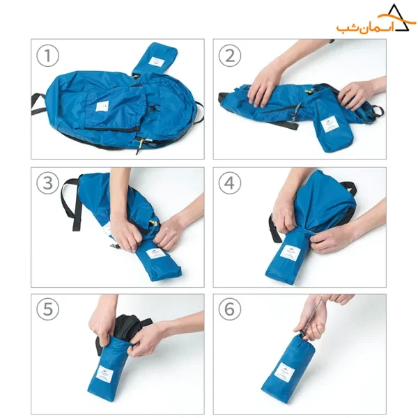 کوله پشتی تاشو نیچرهایک 22 لیتری nh17a017-b