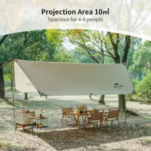 سایبان طبیعت گردی 4 تا 6 نفره نیچرهایک مدل Girder Tarp کد NH20TM006