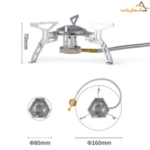 سرشعله شیلنگ دار نیچرهایک NH21RJ009 NK-02
