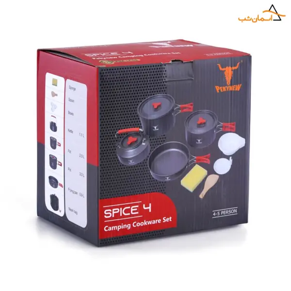 ست ظروف کوهنوردی 4-5 نفره پکینیو spice 4